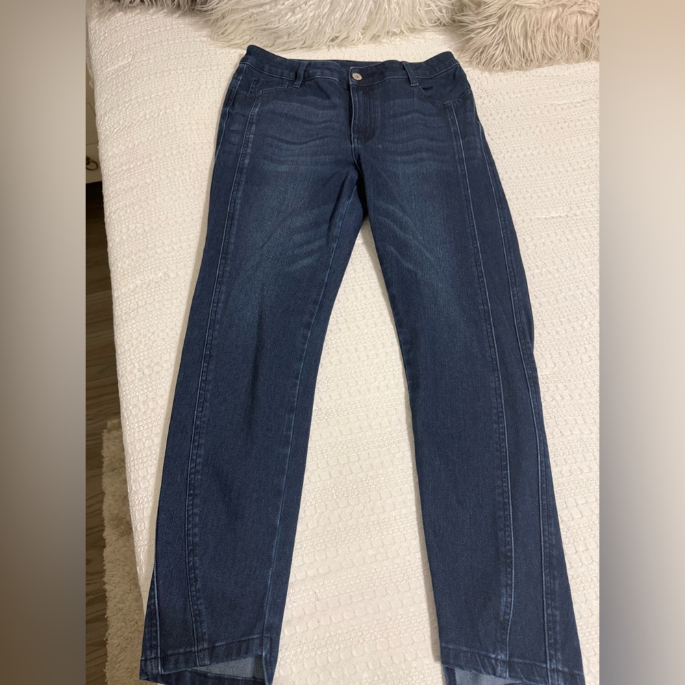 HALARA Women's Straight Leg Jeans in Deep Blue